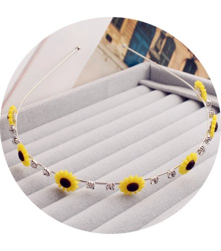 HA134 - Simple and small fresh sun flower Korean headband 